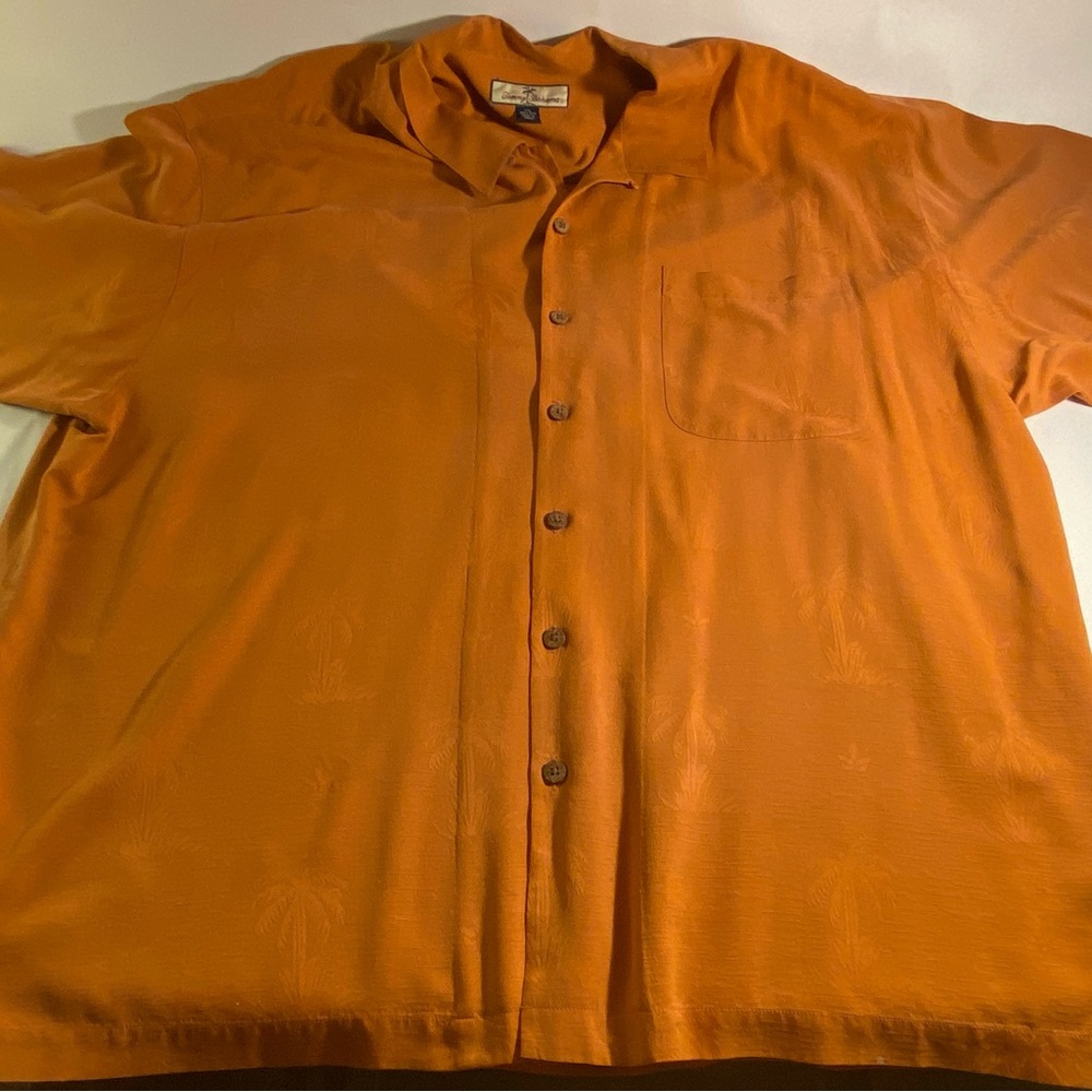 Tommy  Bahama men's silk shirt xxl.